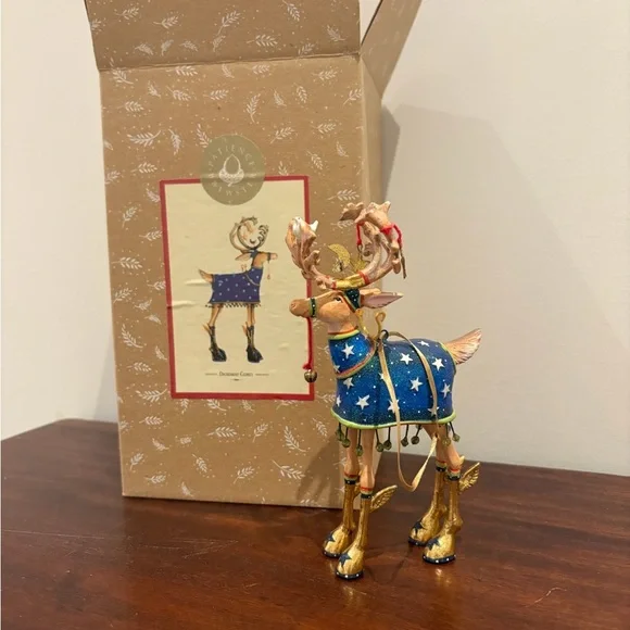 Patience Brewster MacKenzie-Childs Dash Away Comet Reindeer Figure - Picture 1 of 1